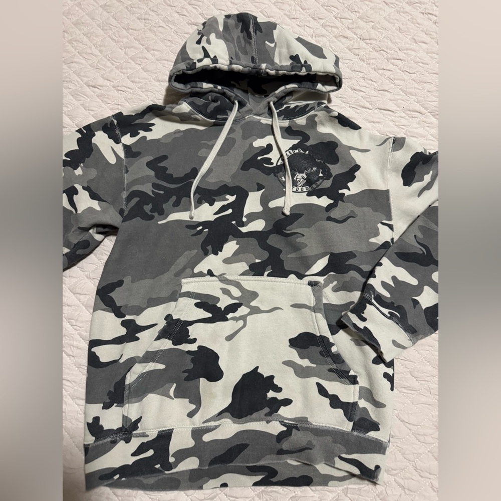 Camouflage Hoodie with Logo